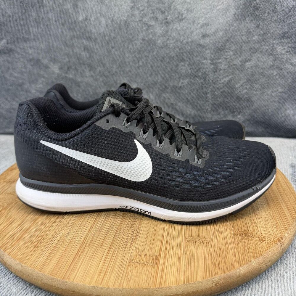 Nike Zoom Pegasus 34 Shoes Womens Size 7.5 Black Running Sneakers 880560-001